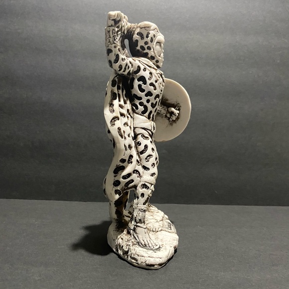 Hand made Mayan Jaguar Warrior - Picture 6 of 6